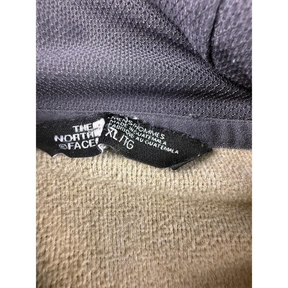 The North Face Men's Logo Hoodie Pullover Heather Tan Polyester Casual XL - Picture 3 of 12